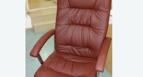 Обтяжка офисного кресла. Богородск